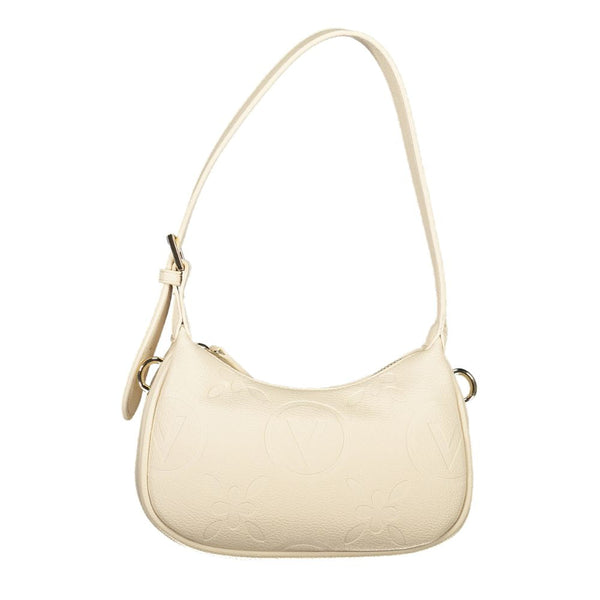 Beige Polyethylene Women Handbag
