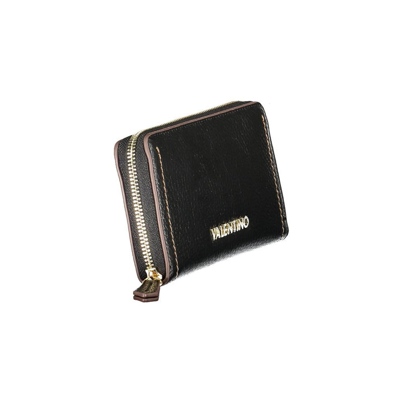Black Polyethylene Women Wallet Valentino Bags