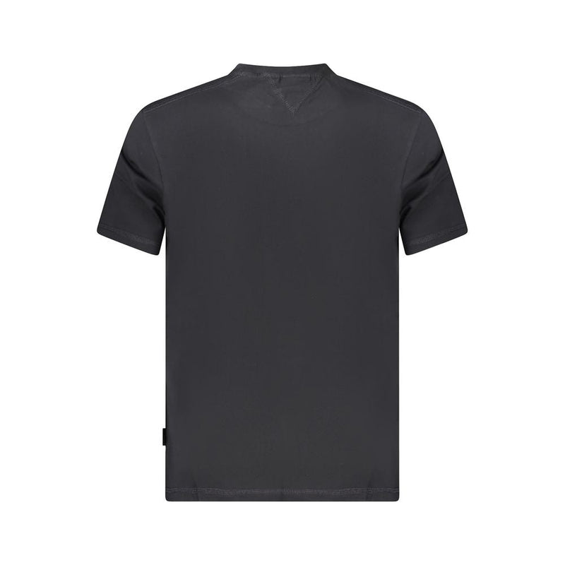Black Cotton Men T-Shirt Napapijri