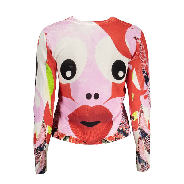 Pink Viscose Women Sweater Desigual