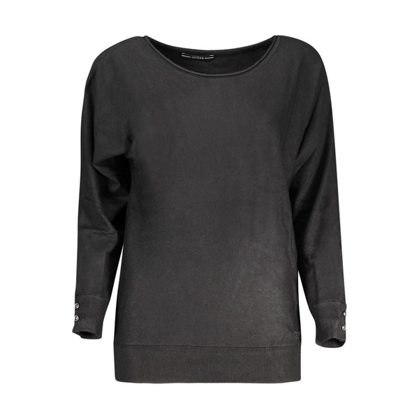 Black Viscose Sweater Guess Jeans