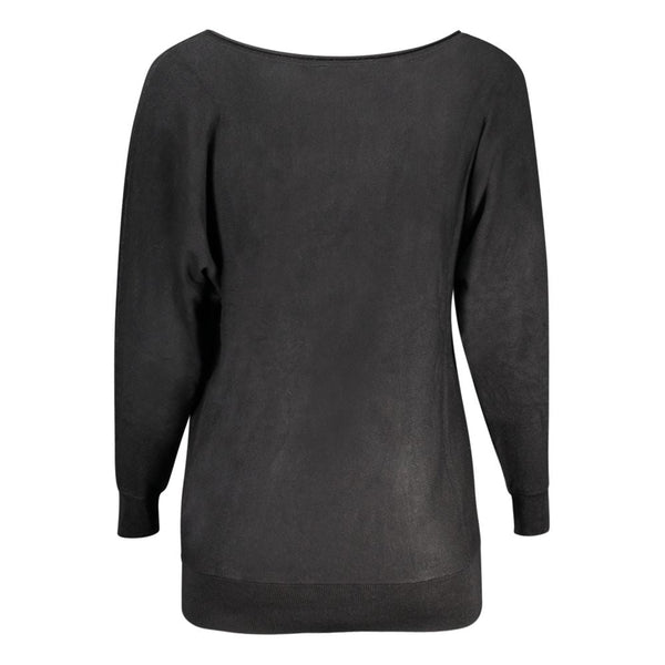 Black Viscose Sweater Guess Jeans