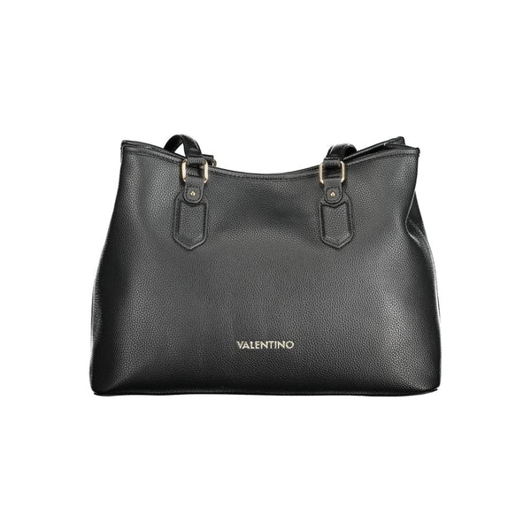 Black Polyethylene Women Handbag Valentino Bags