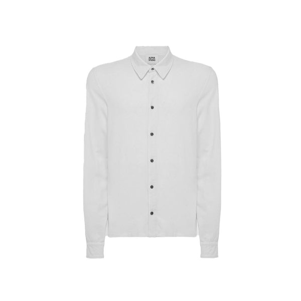 White Cotton Shirt Alpha Studio