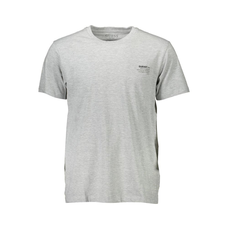 Brown Cotton Men T-Shirt Guess Jeans