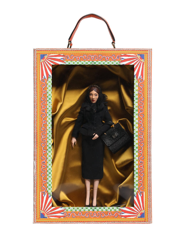 Black Dress Ceramic Porcelain Fashion Leather Sicily Dolls Dolce & Gabbana