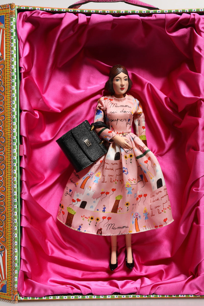 Pink Dress Ceramic Porcelain Fashion Leather Sicily Dolls Dolce & Gabbana