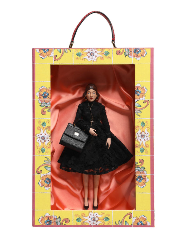Black Dress Ceramic Porcelain Fashion Leather Sicily Dolls Dolce & Gabbana