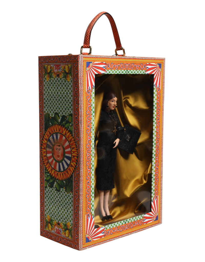 Black Dress Ceramic Porcelain Fashion Leather Sicily Dolls Dolce & Gabbana