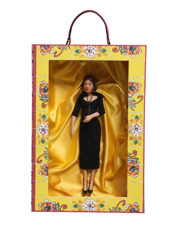 Black Dress Ceramic Porcelain Fashion Leather Sicily Dolls Dolce & Gabbana