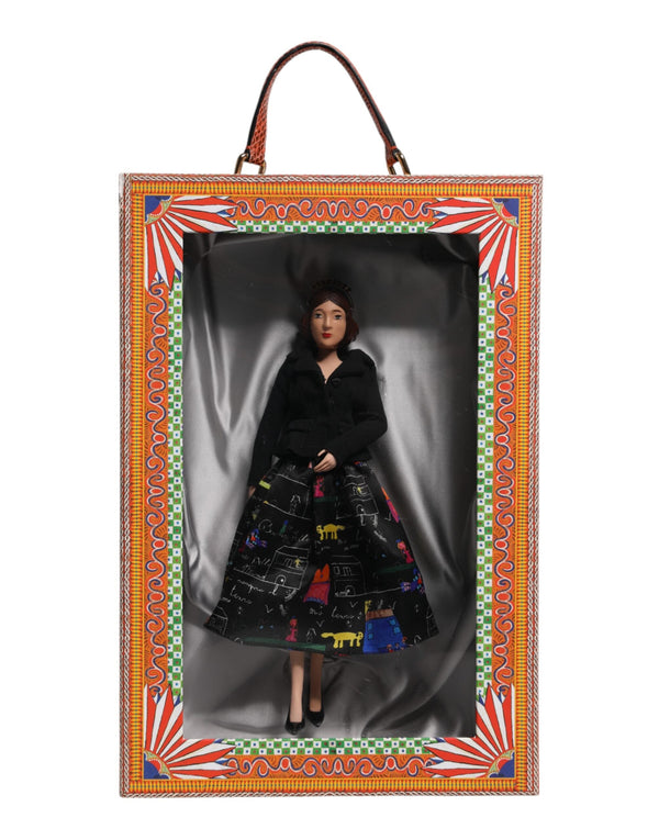 Black Dress Ceramic Porcelain Fashion Leather Sicily Dolls Dolce & Gabbana