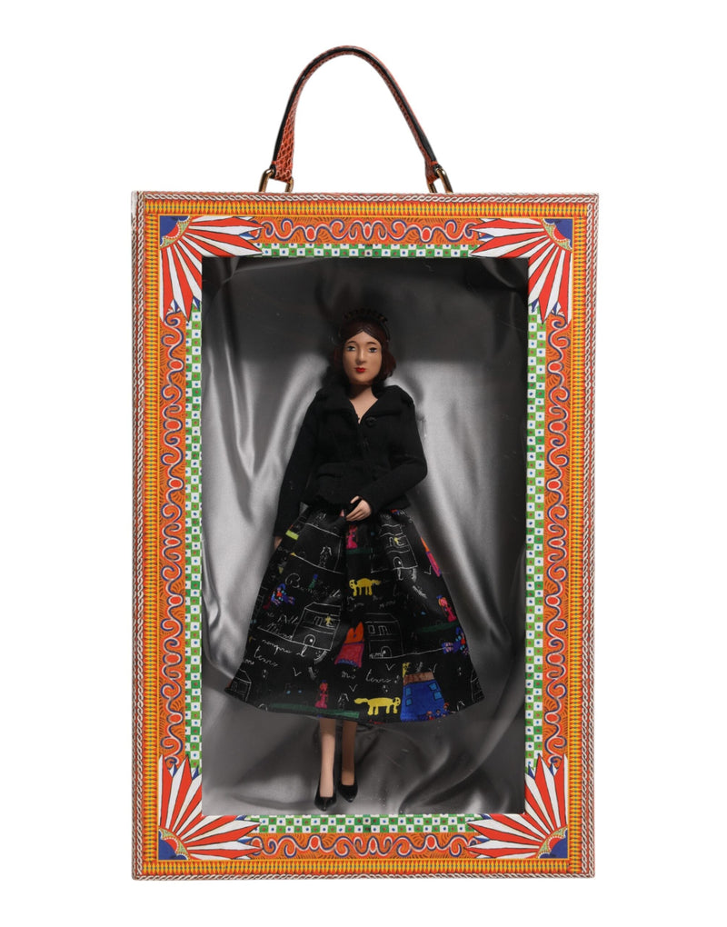 Black Dress Ceramic Porcelain Fashion Leather Sicily Dolls Dolce & Gabbana