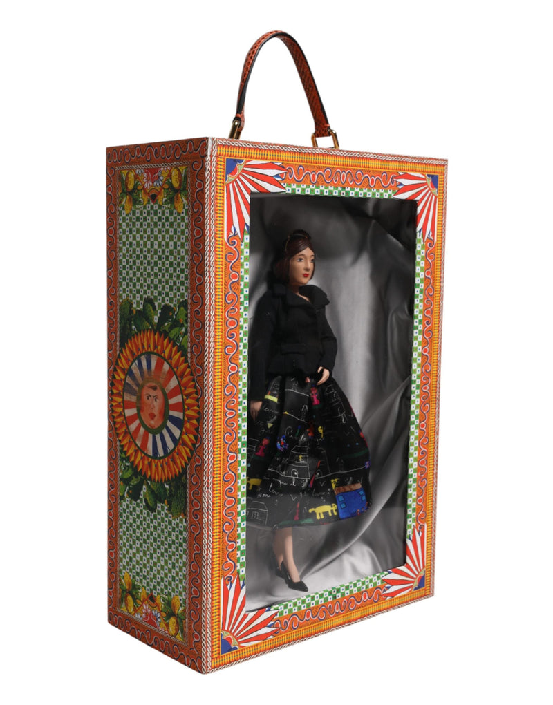 Black Dress Ceramic Porcelain Fashion Leather Sicily Dolls Dolce & Gabbana