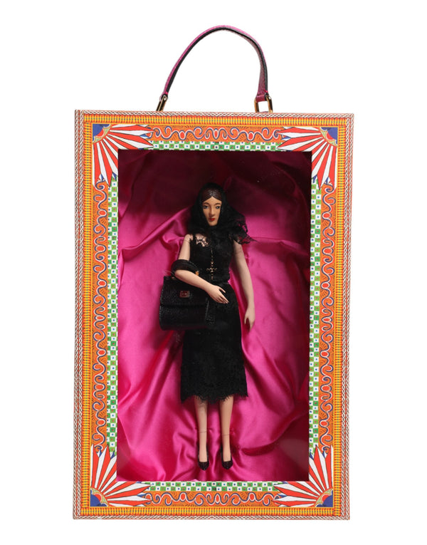 Black Dress Ceramic Porcelain Fashion Leather Sicily Dolls Dolce & Gabbana