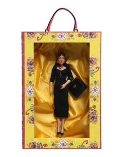 Black Dress Ceramic Porcelain Fashion Leather Sicily Dolls Dolce & Gabbana