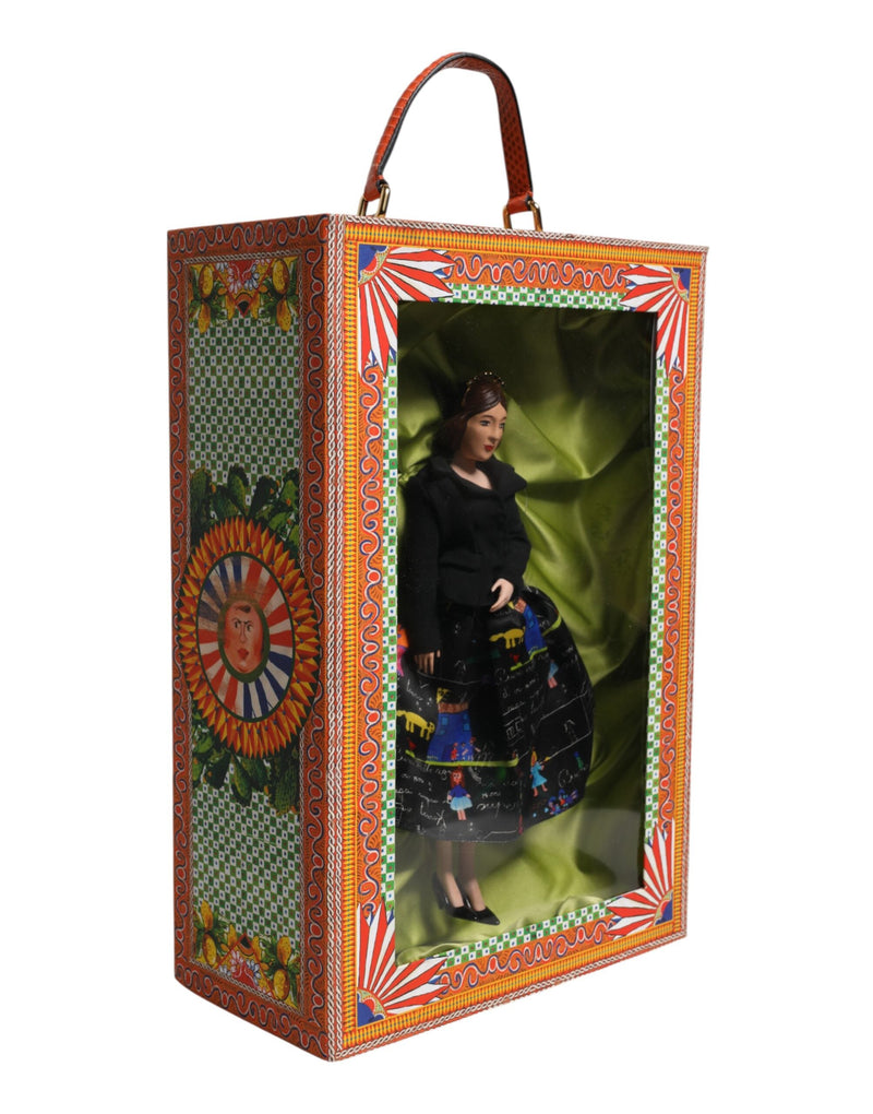 Black Dress Ceramic Porcelain Fashion Leather Sicily Dolls Dolce & Gabbana