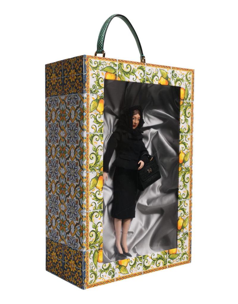 Black Dress Ceramic Porcelain Fashion Leather Sicily Dolls Dolce & Gabbana