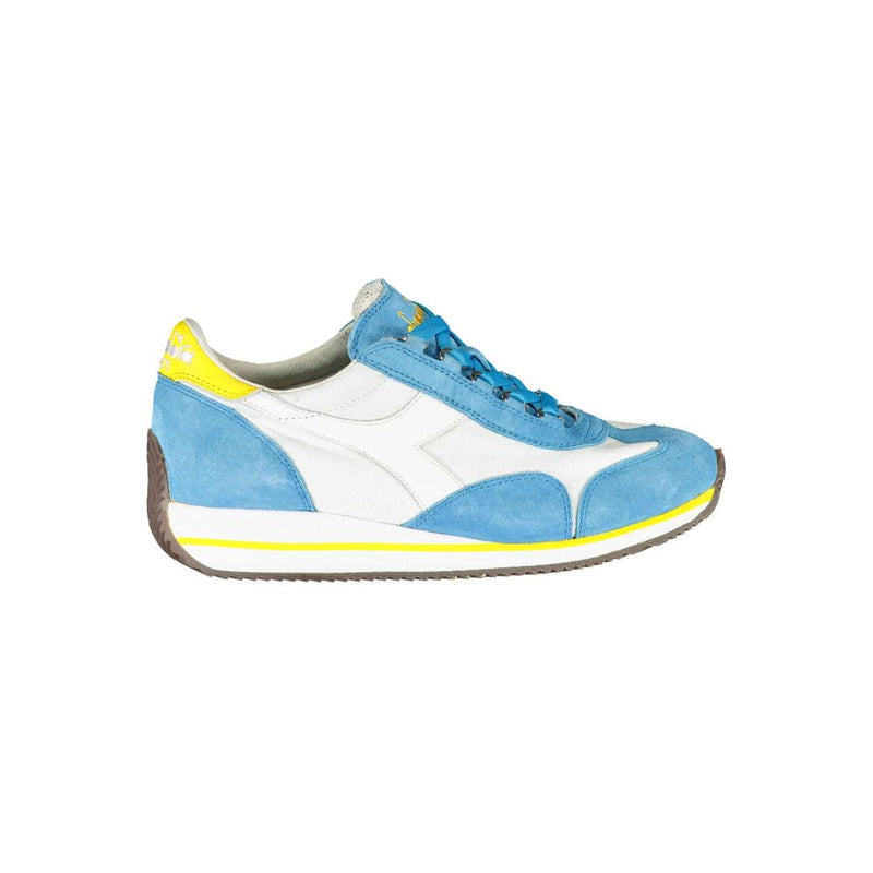 Light Blue Leather Women Sneaker Diadora
