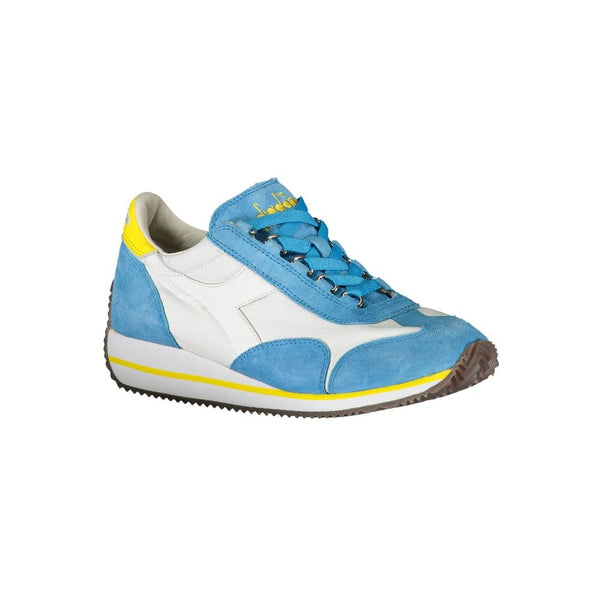Light Blue Leather Women Sneaker Diadora