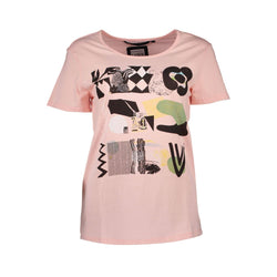 Pink Cotton Unisex T-Shirt Silvian Heach