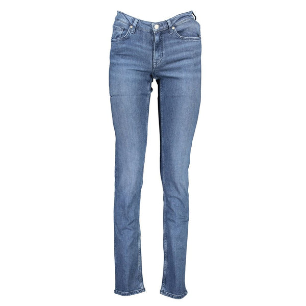 Blue Lyocell Women's Jeans Gant