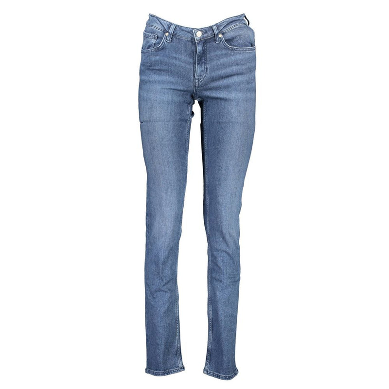 Blue Lyocell Women's Jeans Gant