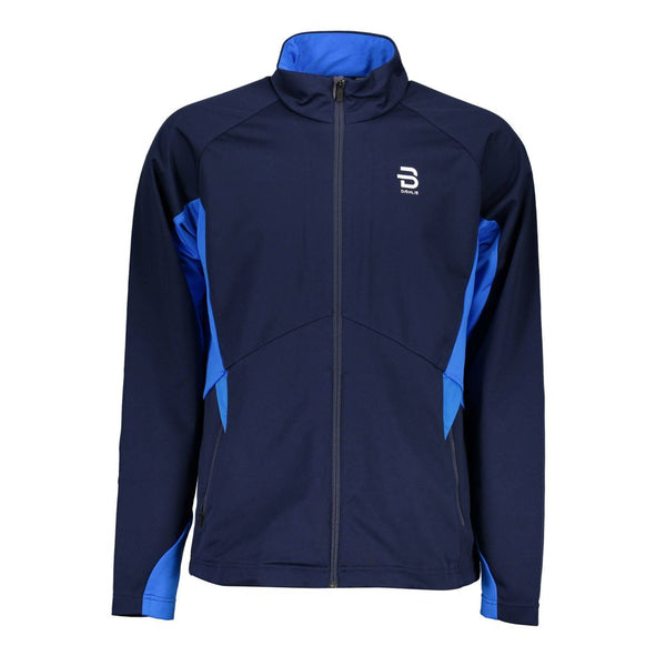 Blue Polyester Jacket Bjorn Daehlie