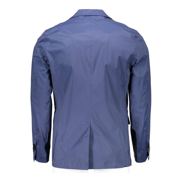 Blue Nylon Men Jacket Gant