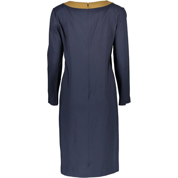 Blue Viscose Women Dress Gant