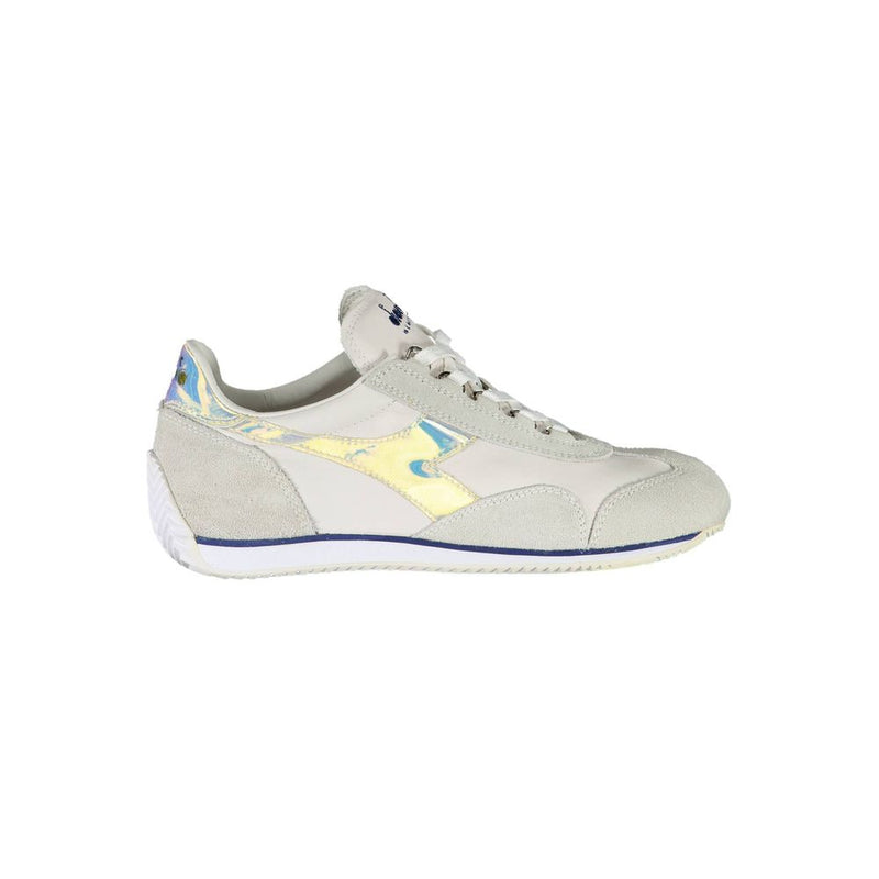 White Leather Women Sneaker Diadora