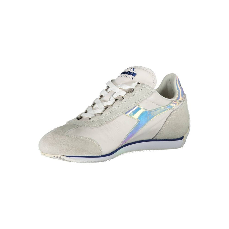 White Leather Women Sneaker Diadora