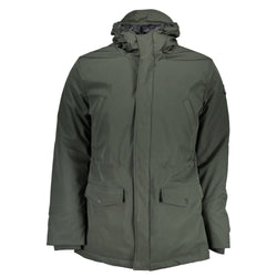 Green Polyester Men Jacket U.S. POLO ASSN.