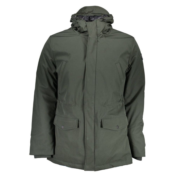 Green Polyester Men Jacket U.S. POLO ASSN.