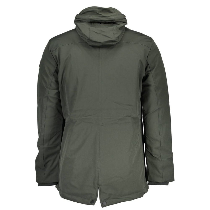 Green Polyester Men Jacket U.S. POLO ASSN.