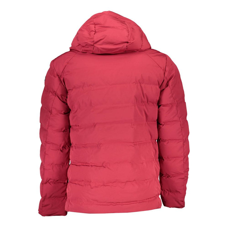Red Polyamide Men Jacket U.S. POLO ASSN.