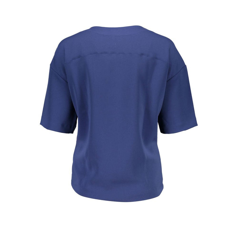 Blue Cotton Unisex T-Shirt Gant