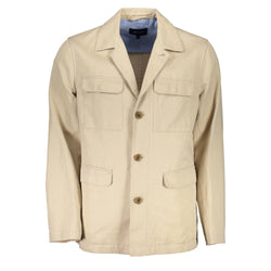 Beige Cotton Jacket Gant