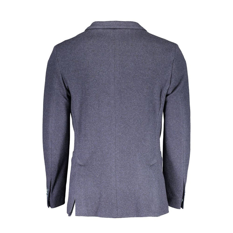 Blue Cotton Men Jacket Gant