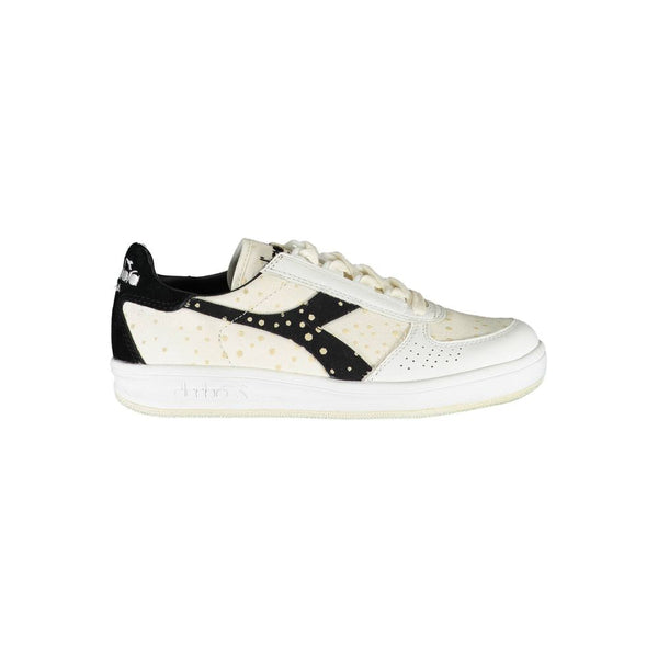 White Leather Women Sneaker Diadora