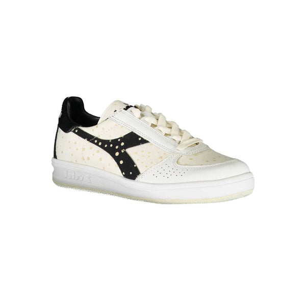 White Leather Women Sneaker Diadora