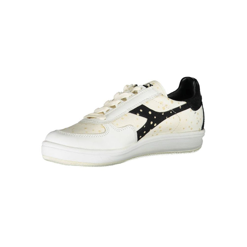 White Leather Women Sneaker Diadora