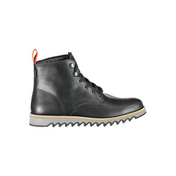 Black Leather Men Boot Levi's