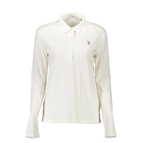 White Cotton Women Polo Shirt U.S. POLO ASSN.
