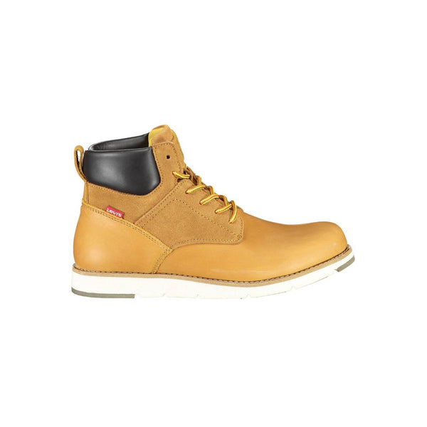 Beige Leather Men Boot Levi's