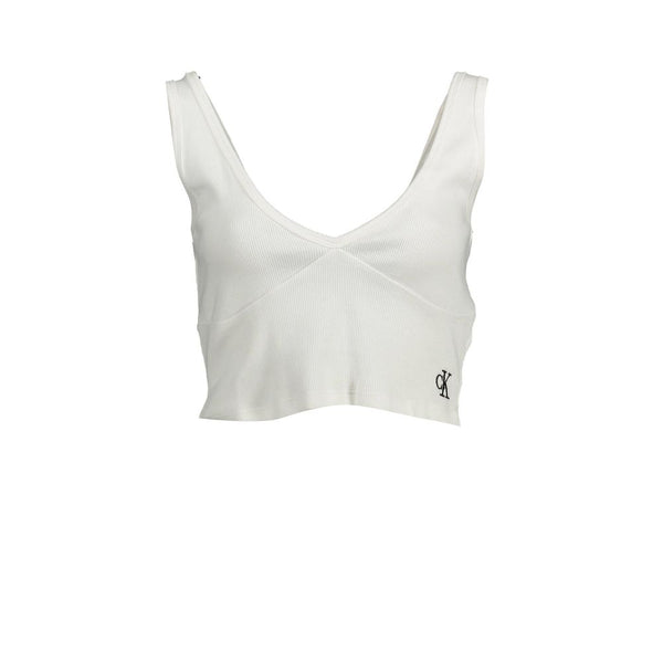 White Cotton Women Undergarment Calvin Klein