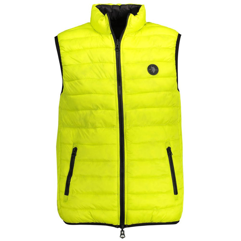 Yellow Nylon Men Jacket U.S. POLO ASSN.