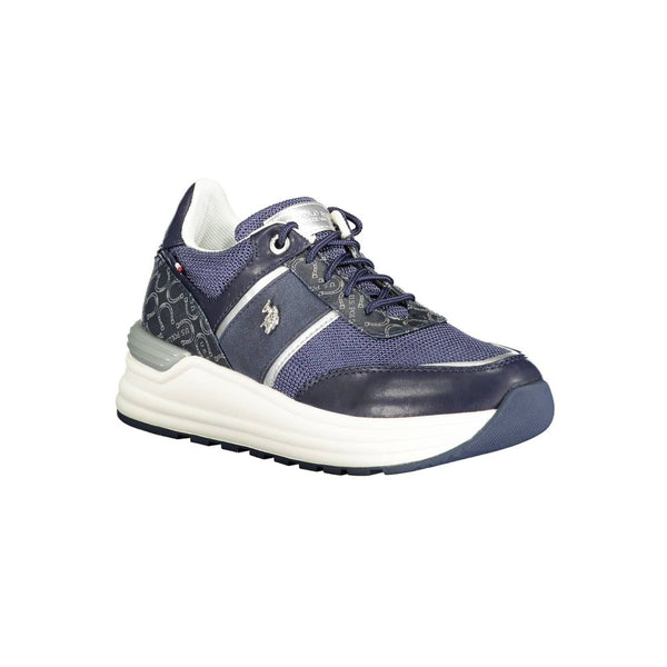 Blue Polyester Women Sneaker U.S. POLO ASSN.