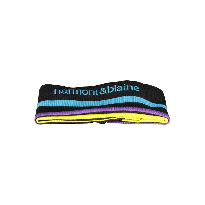 Black Wool Men Scarf Harmont & Blaine