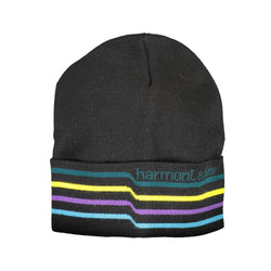 Black Wool Men Cap Harmont & Blaine