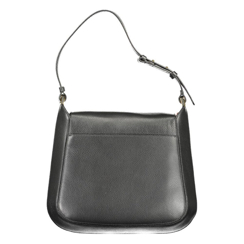 Black Leather Women Handbag Coccinelle